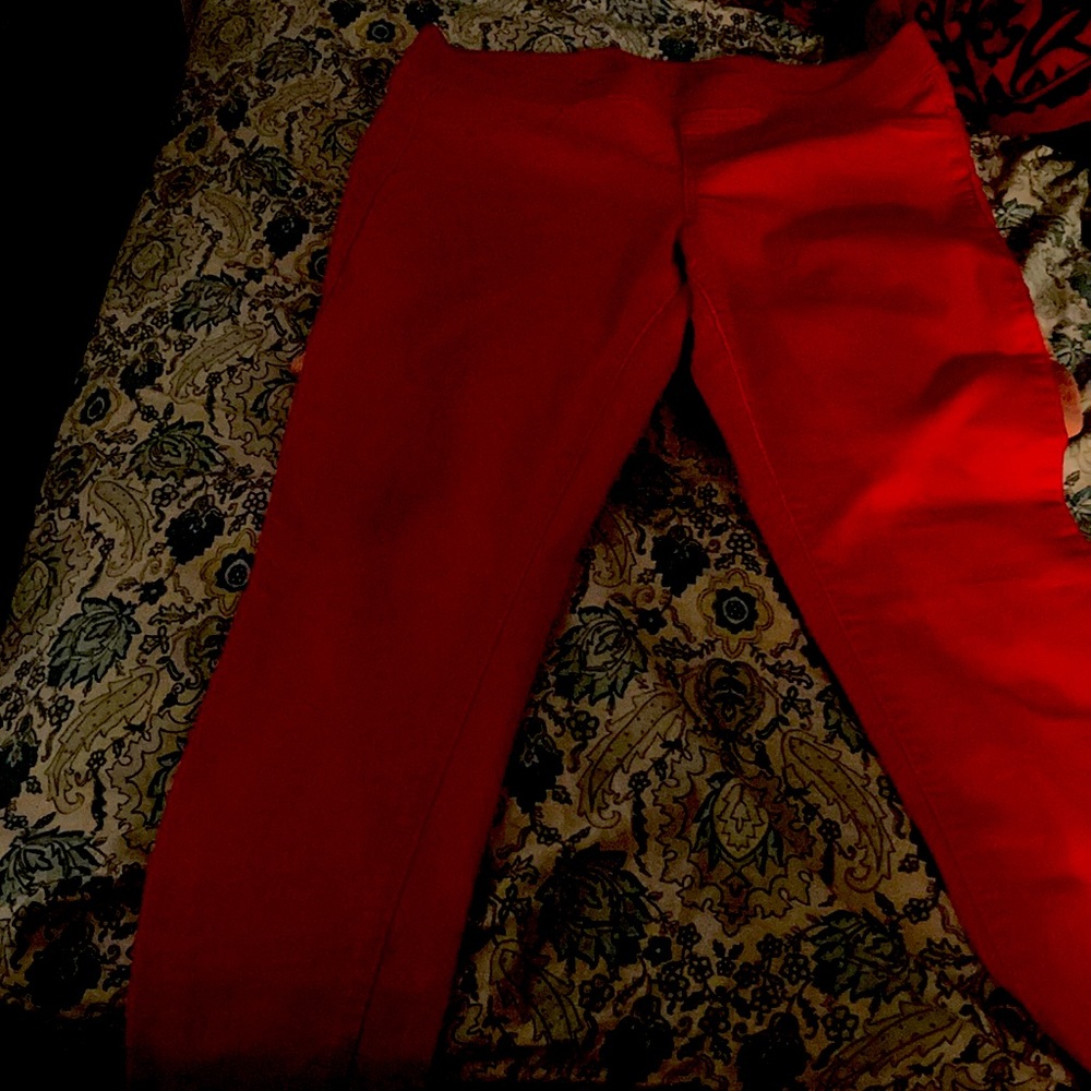 I am selling these red tight pants and it really stretch and comfy